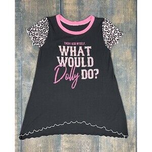 Urban Threadz Girls Size 10/12 What Would Dolly Do? Upcycle Tunic!
